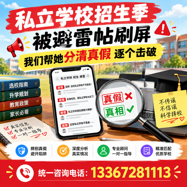 辽源小红书舆情合规处置：私立学校招生季被避雷帖刷屏，我们帮她分清真假逐个击破